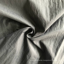 210t Crinkle Nylon Taffeta Fabric with PU Coating for Garment